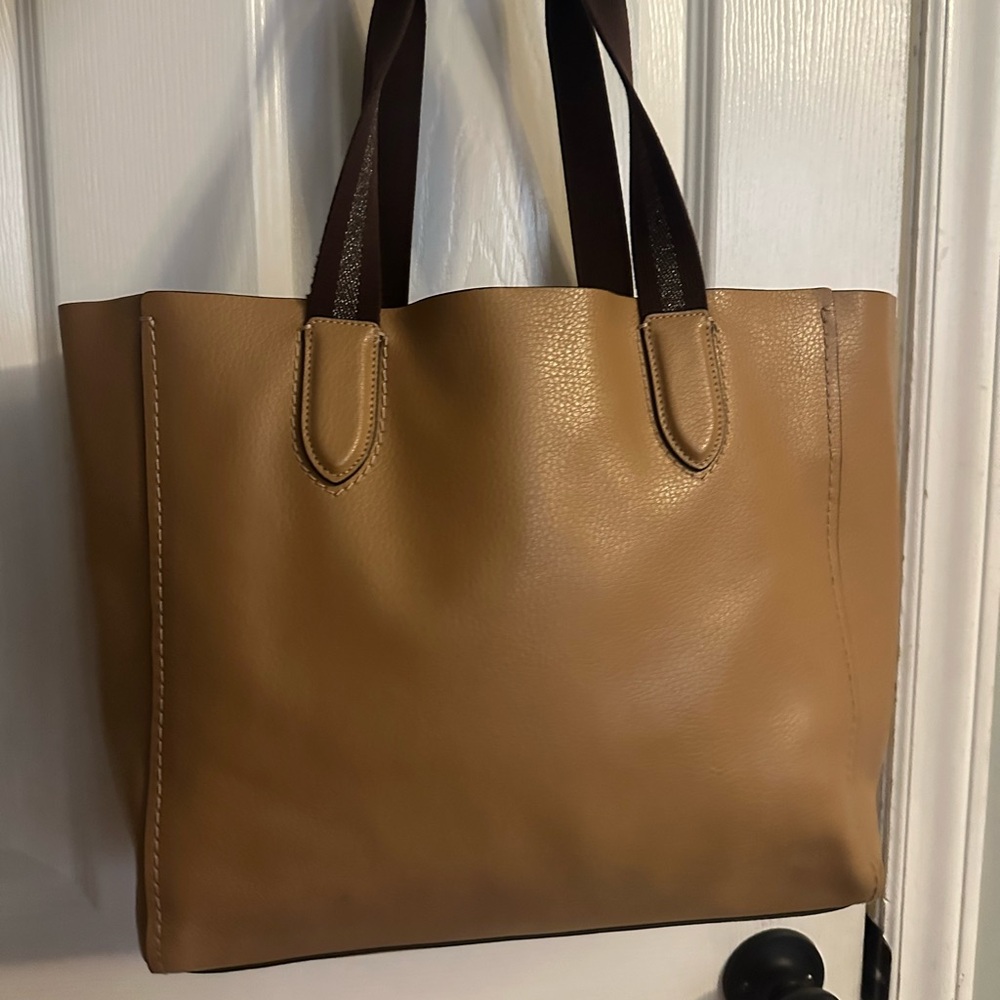 Leather coach bag